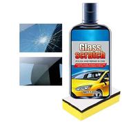 Car Window Scratch Remover,120ml Repair Liquid,Scratch Remover For Glass - Home Automotive RV Truck Window 3.14 * 1.57 * 0.59inch Care Sponge Agent Repair Liquid Vehicle Glass Pane Restore