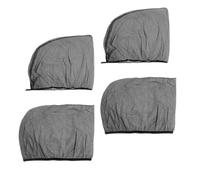 Car Window Shades, 4 Pieces Mesh Screen, Light Blocking Breathable Cover with Compact Build, Automotive Accessory with Sturdy Utility, Reliable Sun Protection Aid for SUV Summer Road Trip Daily
