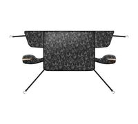 Car Windshield Cover - Windproof Heavy Duty Protector, Winter Ice and Rain Shield, Summer Protection, Oxford Fabric Sunshade for Vehicle, Motorcycle, Sedan, Pickup, SUV, Scooter, Parking, Travel