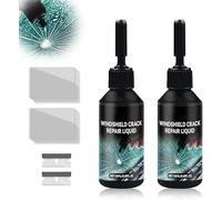 Car Windshield Crack Repair Kit, Windshield Crack Repair Fluid, Glass Crack Repair Liquid, Scratch Chip Cracks Repair Kit (2 Pcs)