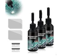 Car Windshield Crack Repair Kit, Windshield Crack Repair Fluid, Glass Crack Repair Liquid, Scratch Chip Cracks Repair Kit (3 Pcs)