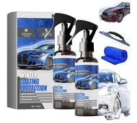 Car Windshield Snow Melting Coating Spray, Deicer Spray for Car Windshield, Multi-Purpose Cars Window Remover Snows Sprays, De - Icer for Cars Windshields Defroster, Most Vehicles (2pcs)
