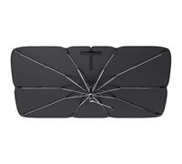 Car Windshield Sunshade Umbrella, Foldable UV-Blocking Parasol, 31x55 Inches Lightweight Heat-Resistant Shield for Front Window of Car, Trucks, RVs, Sedans, and Other Vehicles