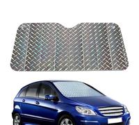Car Windshield Sunshade, UV Bloqueo Visor, 130 x 70 cm/51,18 x 27,56 pulgadas Reflective Front Shade, Heat Insulation Shield, Foldable Design, Size, Summer Driving Accessory