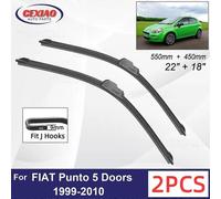 Car Wiper For FIAT Punto 5 Doors 1999~2010 Front Wiper Blades Soft Rubber Windscreen Wipers Auto Windshield