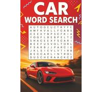 Car Word Search: 110 Puzzles, 2600 Words | Car Themed Word Searches, Famous Models, Parts, Racing, Tracks, Drivers | Perfect for Relaxation and Fun in ... or on the Go | Great Gift for Petrol Heads