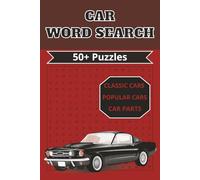 Car Word Search: 50+ Puzzles for Kids, Teens, and Adults with Easy-to-Read Print [6x9 inches, 110 Pages] - A Gift for Fun and Relaxation!