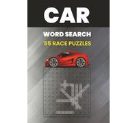 Car Word Search 55 Race Puzzles: Car Word search 55 Race Puzzle book with easy-to-read print about race cars, car part names and more - 6x9 inches 50+ puzzles...110 pages