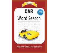 CAR Word Search: All about cars, technology, companies, races and more .... | Easy readable | 55 Puzzles | Puzzles for Adults, Seniors and Teens | Format 6x9 inches | 110 pages