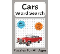 Car Word Search Puzzle Book: Word Searches with Easy to Read Print about Cars, Automobiles, Racing, and More | 6x9 Inches, 110 pages | 50+ puzzles ... Gift for Vacations, Holidays and Free Times