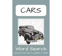 Car Word Search Puzzle Book: Word Searches with Easy to Read Print about Cars, Car Brands, Car Parts & Mechanics and More | 6x9 inches, 110 pages | ... Gift for Vacations, Holidays and Free Times