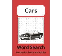 Car Word Search Puzzle Book: Word Searches with Easy to Read Print about Cars, Race Car, Driving and More, 6x9 inches, 110 pages, 50+ Puzzles, ... Gift for Vacations, Holidays and Free Times