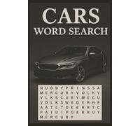 Car Word Search Puzzle Book: Word Searches with Easy to Read Print About the Cars, Car-parts, Motors, and more | 6x9 inches, 110 pages | 50+ Puzzles... Gift for Vacations, Holidays, Relaxation
