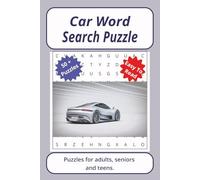 Car Word Search Puzzle: Word searches about Cars, with easy to read print | 6 x 9 inches. 110 pages | 50+ puzzles _ Gifts for Vacations, Holidays. (Transport Series Word Search Puzzles)
