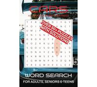 Car Word Search Puzzle: Word Searches with Easy to Read Print about Cars, Car Parts and Automobiles/ 6x9 inches, 110 pages/ 50+ puzzles...Gift for Vacations, Holidays and Free Time