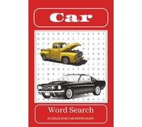 Car Word Search Puzzles: Word Searches with Easy to Read Print about Cars, Automobiles, Horsepower and More | 6x9 inches, 100 pages | 50 Puzzles … Gift for Vacations, Holidays and Free TImes