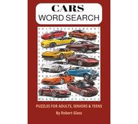 CAR WORD SEARCH: Word Searches with Easy to Read Print about Automobiles and Manufacture. Great for Adults, Teens and Seniors