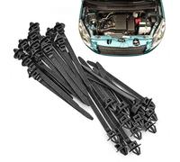 Car Zip Ties - 25pc Fastening Straps, Nylon Buckle Bands for Automobile, Panel Clips with Secure Locking, Garage Tools, Truck Fasteners for Repair and Organization in RV, SUV, and Home Projects