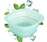 -Cara Bowl,Modelo Plegable Portátil,Plegable Baño Bowl - Para Casa Ren Camping Ren Casa RV Spa Aplicación de refrigeración