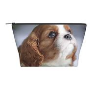 Cara Cavalier King Charles Spaniel, Bolsa de artículos de tocador Bolsa de Maquillaje Bolsa de cosméticos Bolsa de artículos de tocador de Viaje portátil