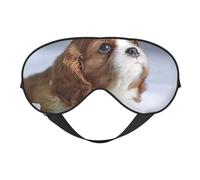 Cara Cavalier King Charles Spaniel, Cubreojos completos Antifaz bloqueador de luz Antifaz para dormir Antifaz suave con los ojos vendados Noche
