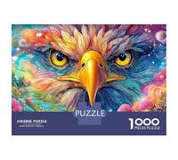 Cara cósmica de águila sobre el Valle Vivo Puzzle De 1000 Piezas majestuosa Águila Ocio Familiar para Adultos Y Niños 70x50cm/1000pcs