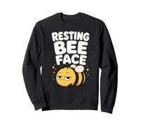 Cara De Abeja Descansando Dibujos Animados De Abejorro Lindo Sudadera