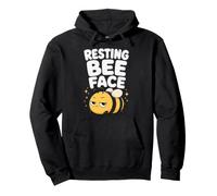 Cara De Abeja Descansando Dibujos Animados De Abejorro Lindo Sudadera con Capucha