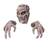 Cara De Árbol Terrorífica, Adorno De Halloween para Árboles con Rostros Tenebrosos, Arte en Resina 3D Realista Exquisita para Mejorar Jardín Césped o Entrada