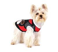 Cara de Boston Terrier,Camiseta de algodón sin Mangas para Mascotas, Chaleco Transpirable, Suave y elástico para Cachorros,M