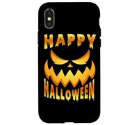 Cara de Calabaza terrorífica para Halloween. Carcasa para iPhone X/XS