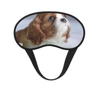 Cara de Cavalier King Charles Spaniel, Cubiertas oculares completas, antifaces para dormir que bloquean la luz, orejeras opacas para dormir