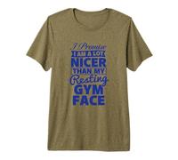 Cara de Gimnasio Camiseta Premium