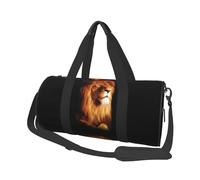 Cara de león Enojado, Bolsa de Viaje de Gran Capacidad, Bolso Redondo, Bolsa de Viaje Deportiva, Bolsa de Mano, Bolsa de Fitness