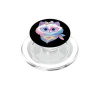 Cara de Payaso Espeluznante gótica con Ojos gráficos de Terror Amplia Sonrisa Oscura PopSockets PopGrip para MagSafe