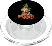 Cara de Perro Golden Retriever Labrador Halloween Divertido Amante de Las Mascotas PopSockets PopGrip para MagSafe