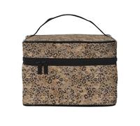 Cara de Perro Salchicha juguetonaBolsa de Maquillaje, Bolsa de Cosméticos Portátil para Mujer-Organizador de Cosméticos de Viaje, Regalo para Momentos Especiales