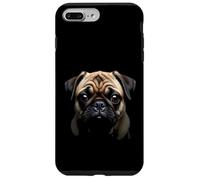Cara de Pug Perro Pug Negro Carcasa para iPhone 7 Plus/8 Plus