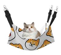 Cara de Shiba Inu,Hamaca Colgante para Gatos, Suave, de Doble Cara, para Perros pequeños y Mascotas.,L