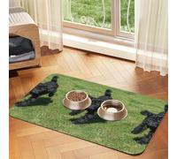 Cara de Shiba Inu,Tapete Impermeable para Comida de Mascotas, manteles Individuales para Comida y Agua para Perros y Gatos, tapetes de Cuero sintético para Comida.,40x60cm