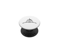 Cara de tiburón de Arrecife de Punta Negra, Grabado Vintage, Especies oceánicas PopSockets PopGrip Adhesivo