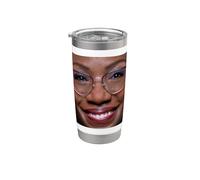 Cara del juez de la Corte Suprema de U..S Ketanji Brown Jackson Vaso térmico de acero inoxidable de doble pared