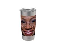 Cara del juez de la Corte Suprema de U..S Ketanji Brown Jackson Vaso térmico de acero inoxidable de doble pared