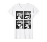 Cara Divertida de Perro Pitbull para Selfie Positiva Camiseta gráfica económica