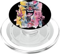 Cara Loca Doble Paz Graffiti Retrato Pop Arte Gráfico PopSockets PopGrip para MagSafe