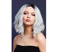 Cara Peluca Fever para Mujer Lujo Calidad Profesional Disfraz Ondulado Largo Bob