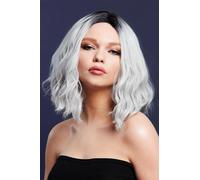 Cara Peluca Fever para Mujer Lujo Calidad Profesional Disfraz Ondulado Largo Bob
