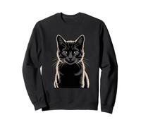 Cara Realista de Retrato de Gato Sudadera