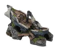 Carabela decorativa para acuario - Aqua Della - Color: Azul