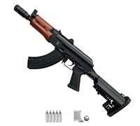 Carabina Hunstman Arms Tactical AK CO2 (4,5mm) | Pack Que Incluye: Rifle Tipo metralleta semiautomática de Aire comprimido + CO2 + balines (Bolas de Acero BB's)